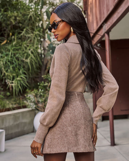 Autumn Allure Knit Bodysuit