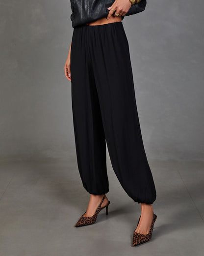 Late Afternoon Crepe Balloon Pants