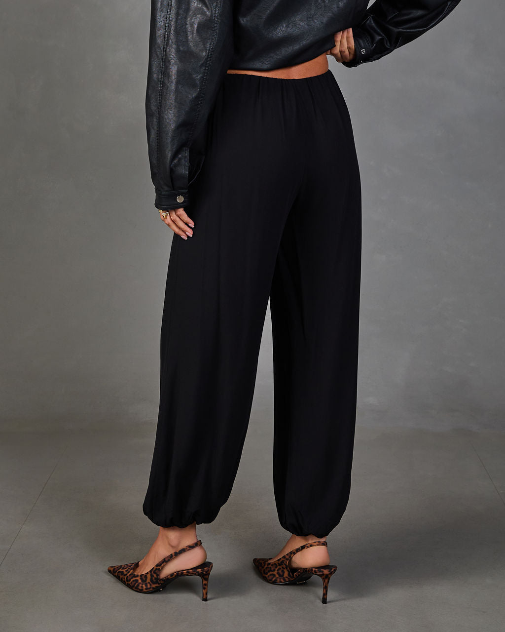 Late Afternoon Crepe Balloon Pants