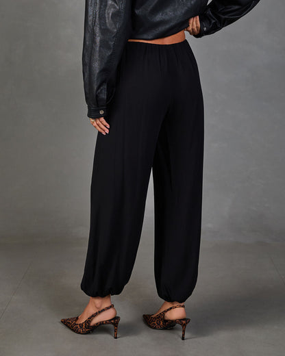 Late Afternoon Crepe Balloon Pants
