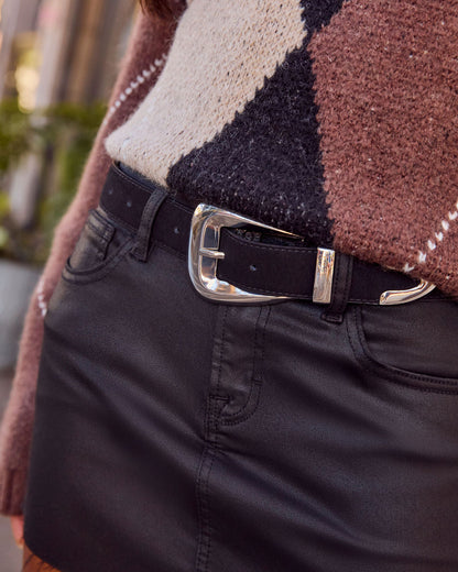 Myres Faux Suede Belt