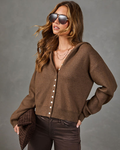 Quiet Ease Hooded Cardigan