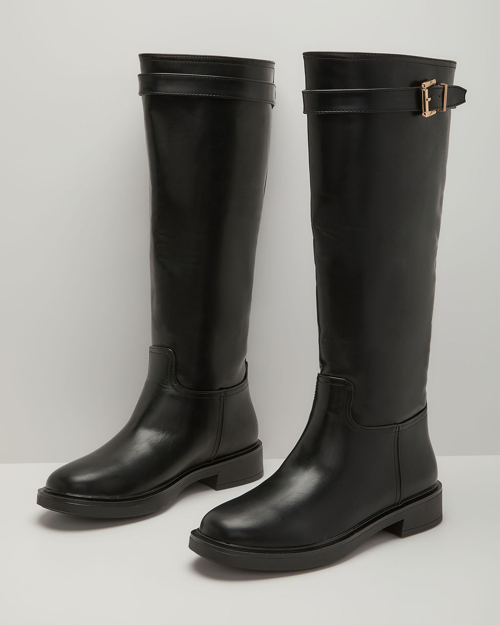 Kravitz Vegan Leather Riding Boots