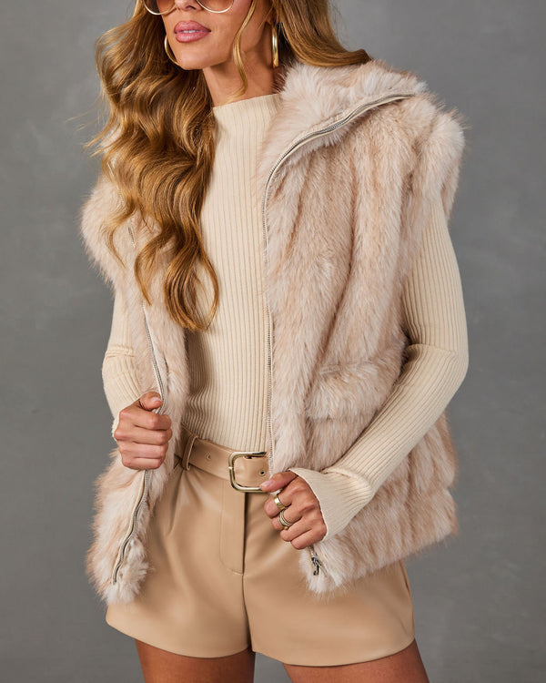 Homeward Bound Faux Fur Vest