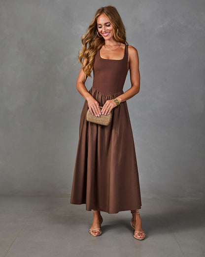 Timeless Charm Pleated Maxi Dress
