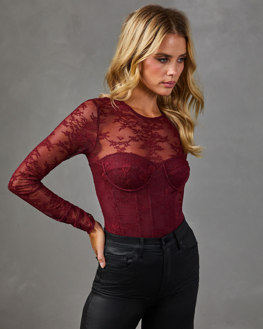 Easy Romance Lace Bodysuit