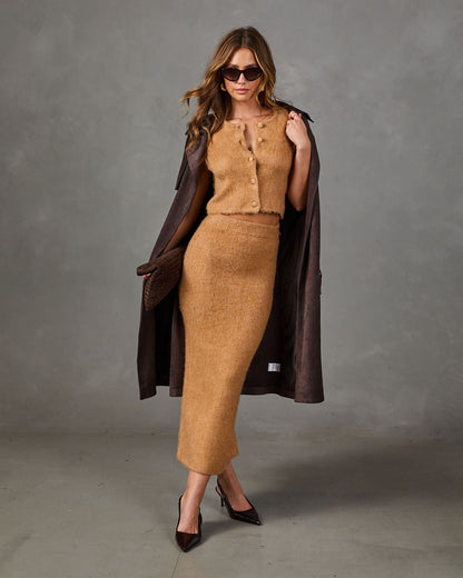 Harvest Society Knit Midi Skirt