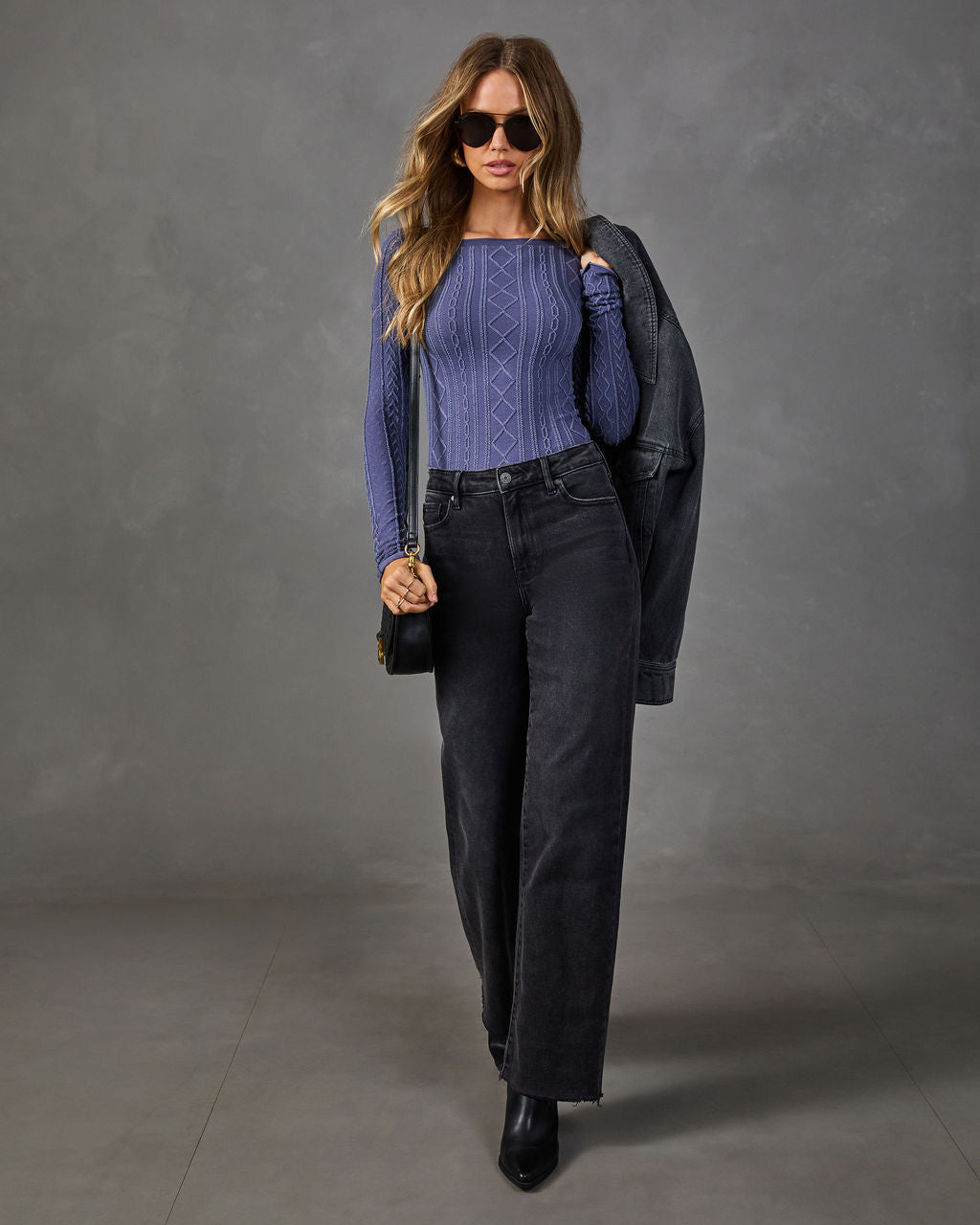 Jamiyah Cable Knit Top
