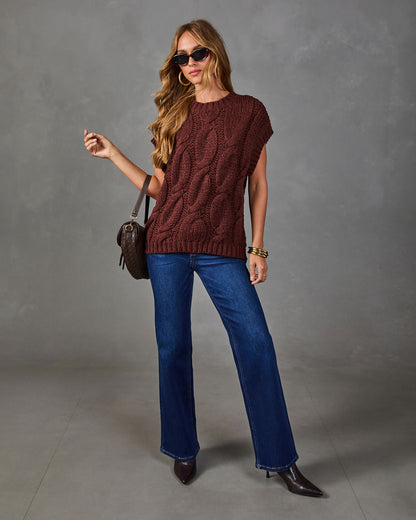 Warm Hearth Chunky Cable Knit Sweater