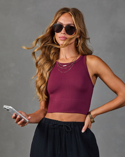 Micah Seamless Ribbed Crop Top