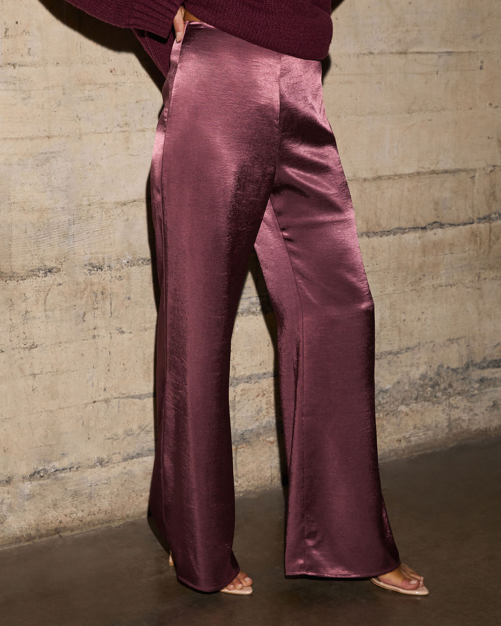Reyna Satin Wide Leg Pants