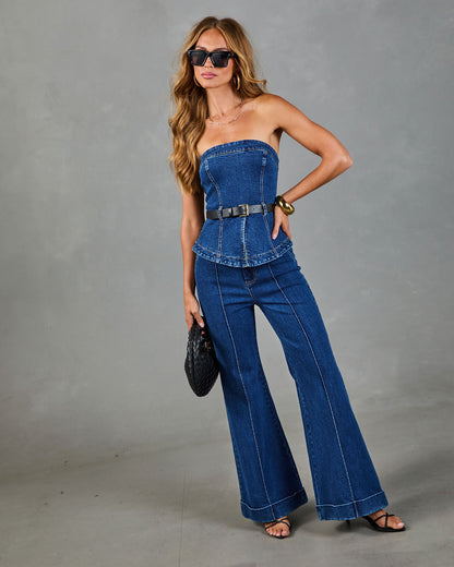 Radiant Escape High Rise Flare Jeans