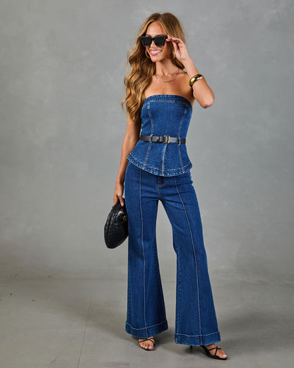 Radiant Escape High Rise Flare Jeans