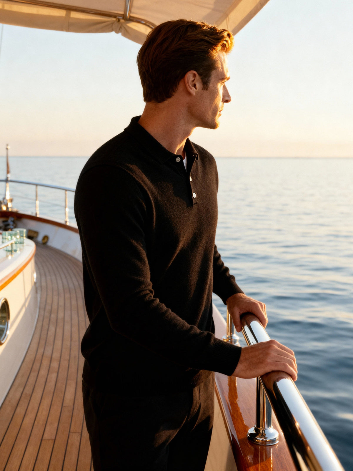 100% Cashmere Polo