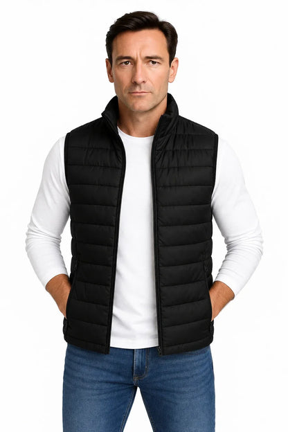 Men's Cotton-Padded Puffer Vest | Glitz & Fashion