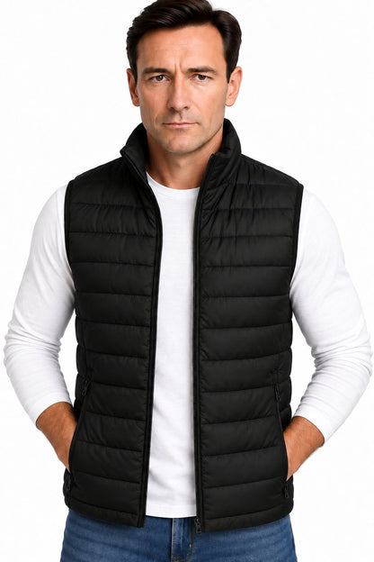 Men's Cotton-Padded Puffer Vest | Glitz & Fashion