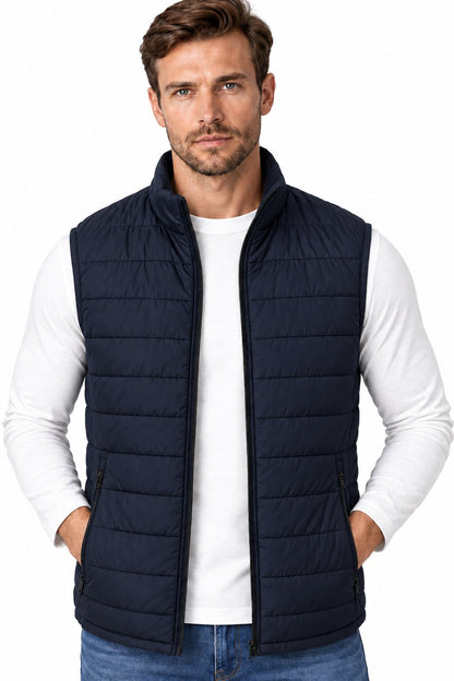 Men's Cotton-Padded Puffer Vest | Glitz & Fashion