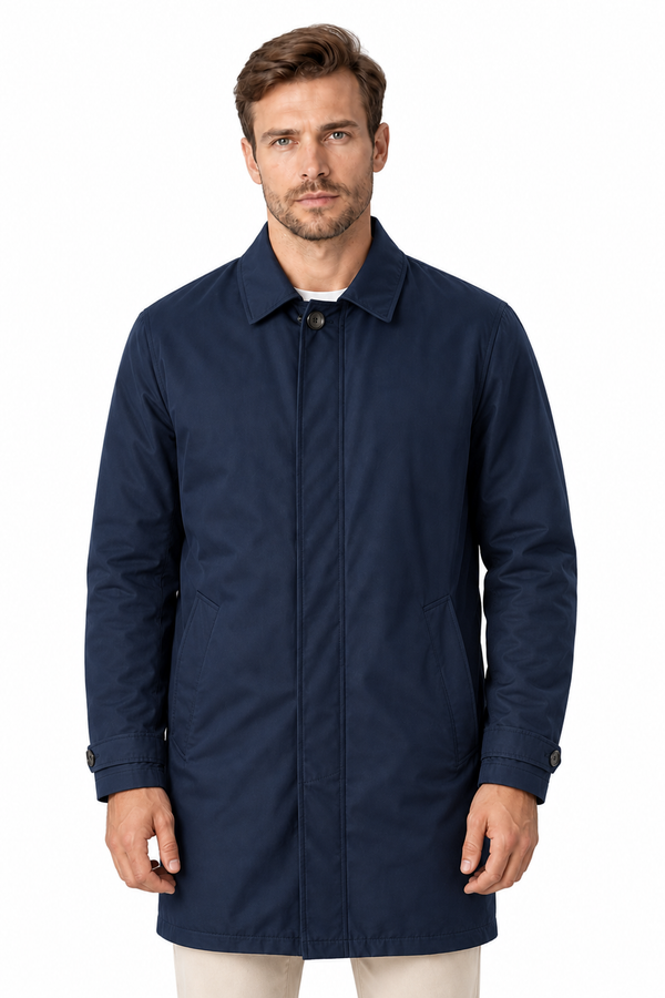 Men's Lightweight Water-Resistant Trench Coat | Glitz & Fashion