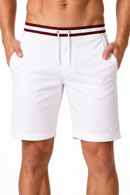 Men's Chino Shorts Cotton Fabric Classic Fit | Glitz & Fashion