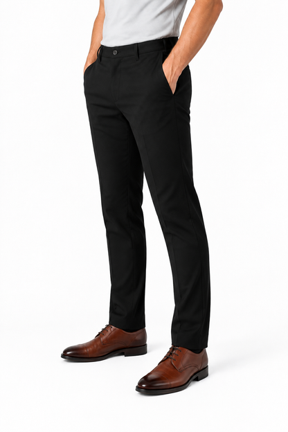 Men's Business Trousers Slim Fit Tailored Finish | Glitz & Fashion