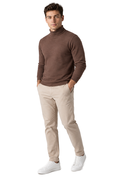 Men's Turtleneck Sweater Thermal Fabric Warm Fit | Glitz & Fashion