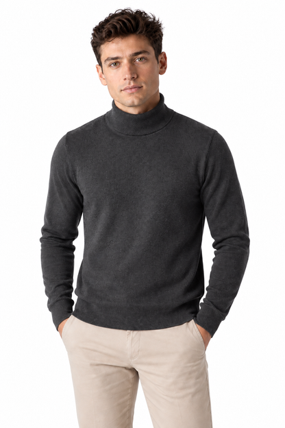 Men's Turtleneck Sweater Thermal Fabric Warm Fit | Glitz & Fashion