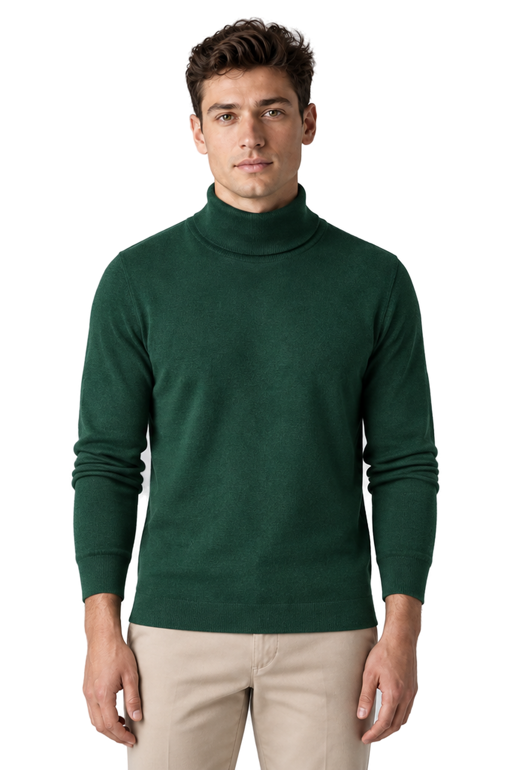 Men's Turtleneck Sweater Thermal Fabric Warm Fit | Glitz & Fashion