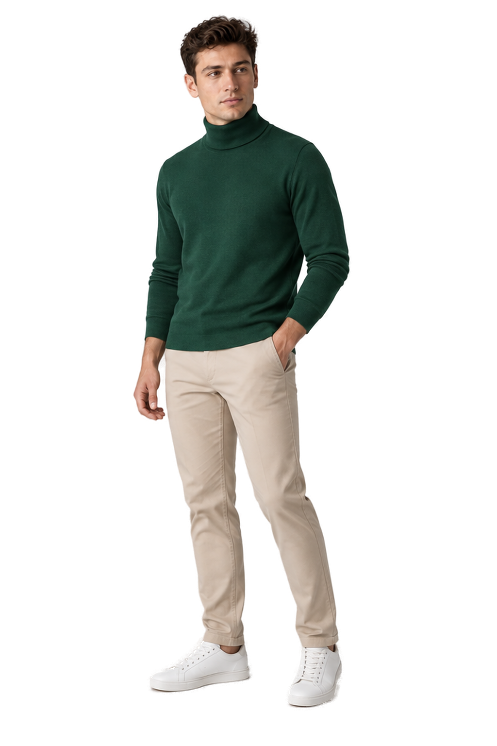 Men's Turtleneck Sweater Thermal Fabric Warm Fit | Glitz & Fashion