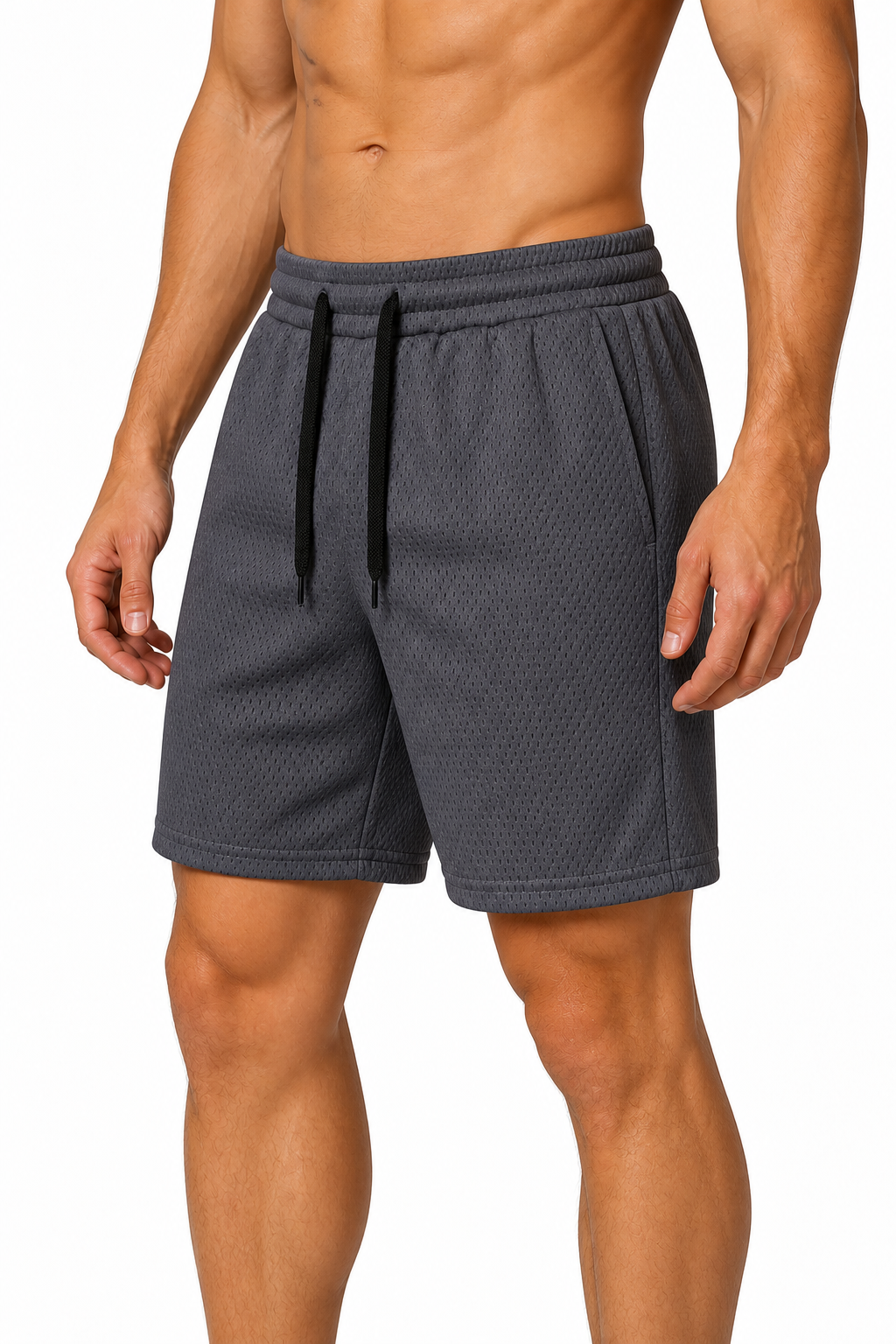 Men's Gym Shorts Breathable Mesh Lightweight Fit | Glitz & Fashion