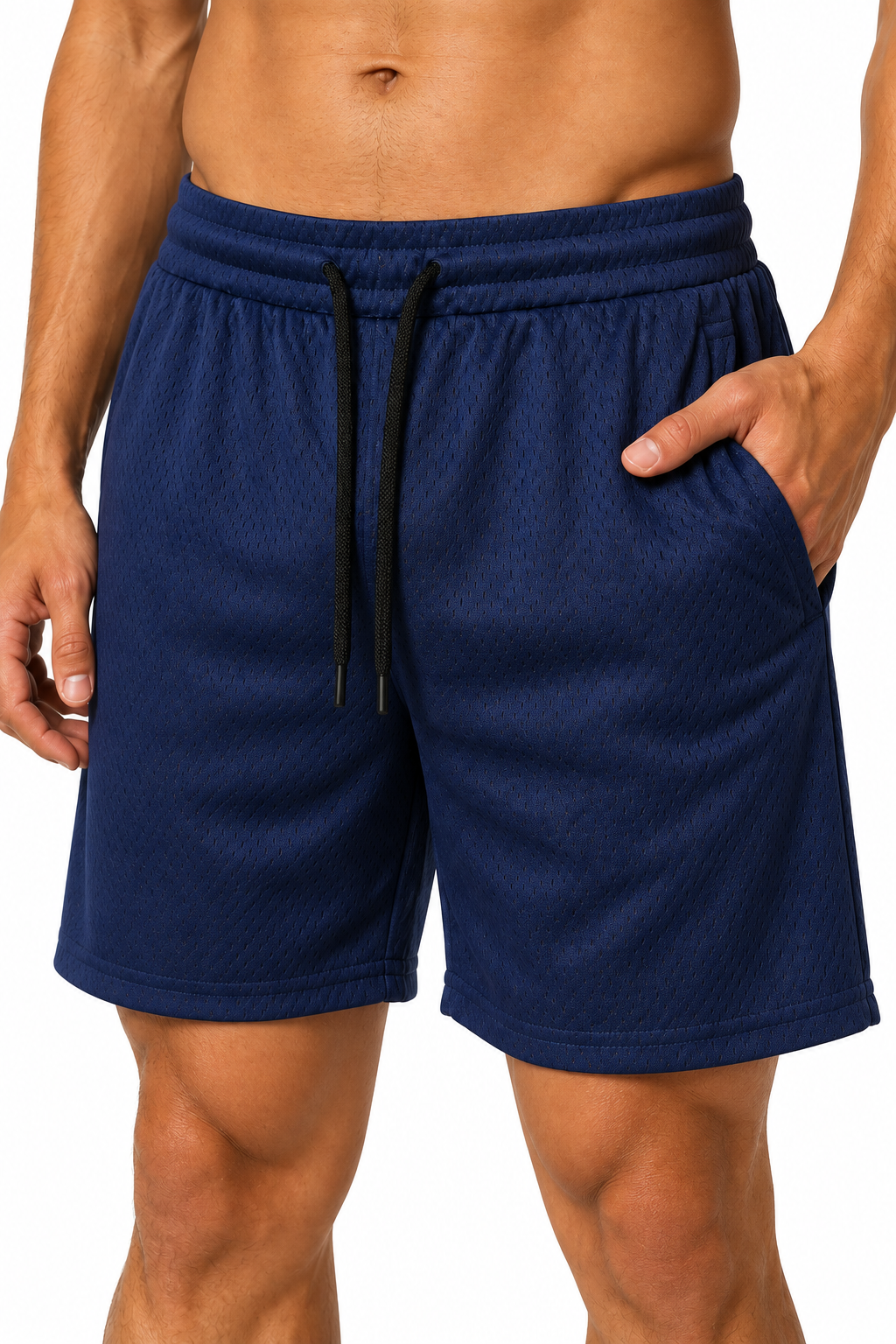 Men's Gym Shorts Breathable Mesh Lightweight Fit | Glitz & Fashion
