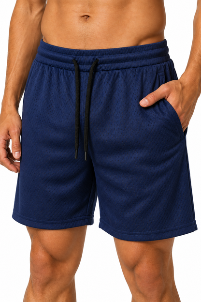 Men's Gym Shorts Breathable Mesh Lightweight Fit | Glitz & Fashion