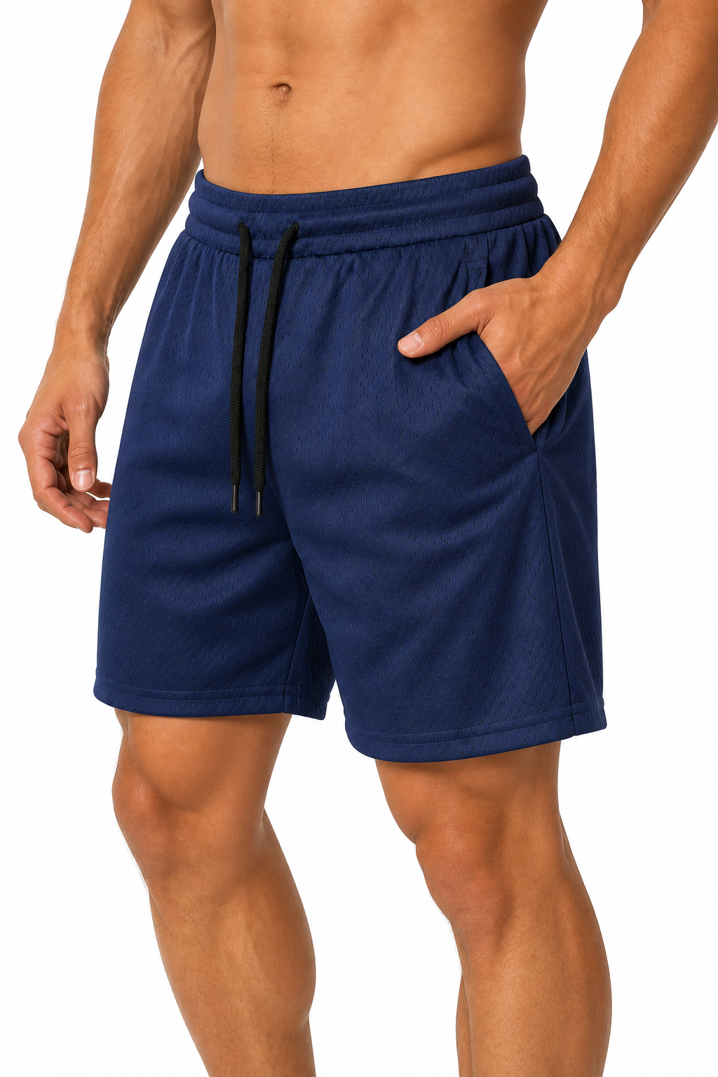 Men's Gym Shorts Breathable Mesh Lightweight Fit | Glitz & Fashion
