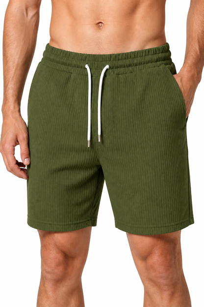 Men's Shorts Drawstring Waist Everyday Fit | Glitz & Fashion