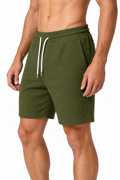 Men's Shorts Drawstring Waist Everyday Fit | Glitz & Fashion