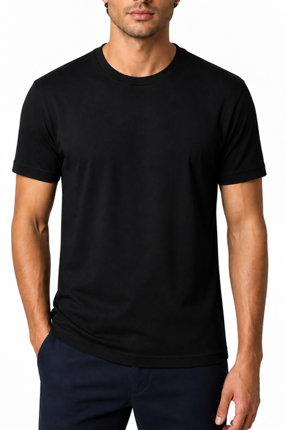 Men's T-Shirt Premium Fabric Crew Neck | Glitz & Fashion