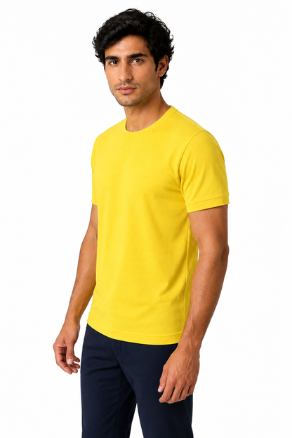 Men's T-Shirt Premium Fabric Crew Neck | Glitz & Fashion