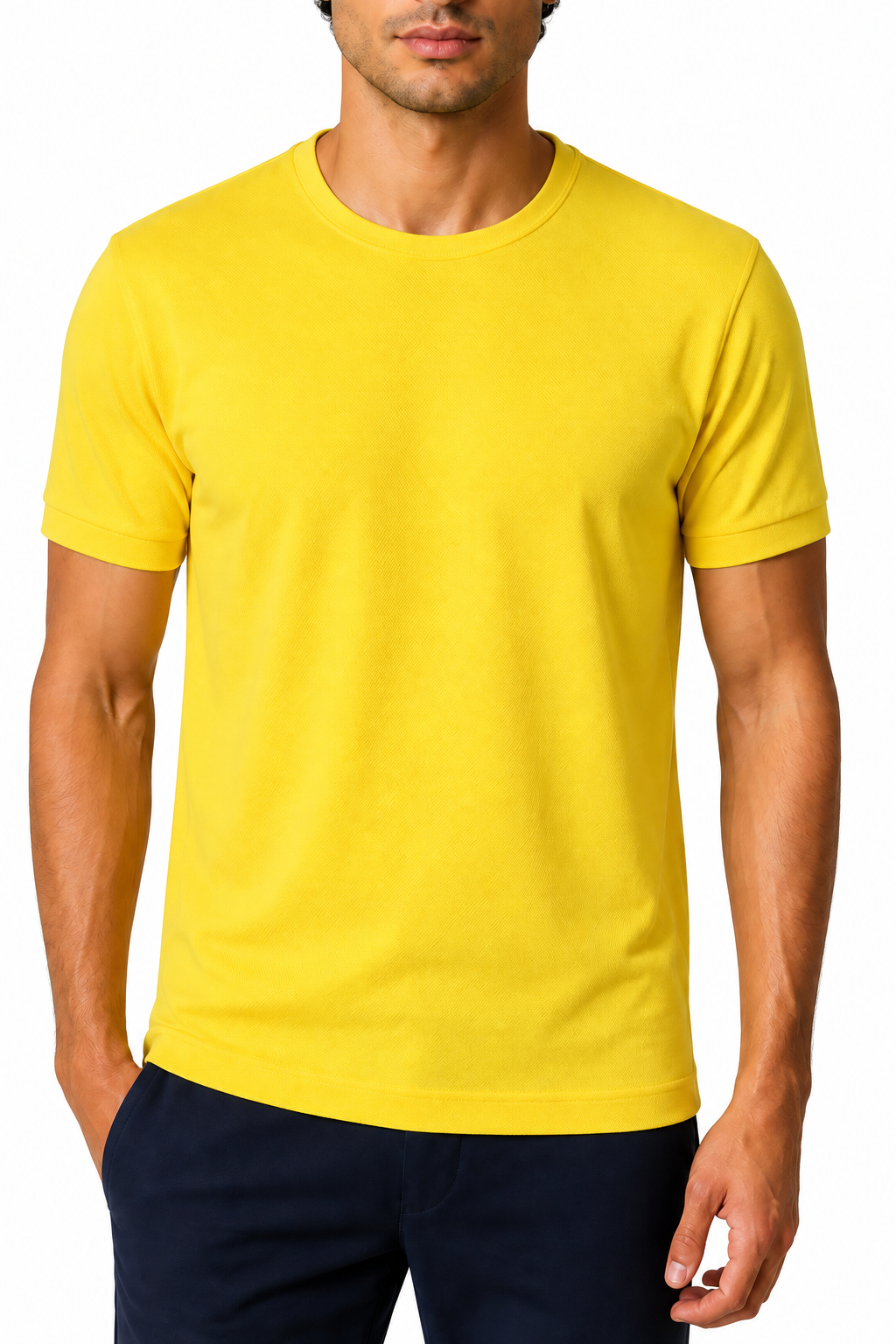 Men's T-Shirt Premium Fabric Crew Neck | Glitz & Fashion