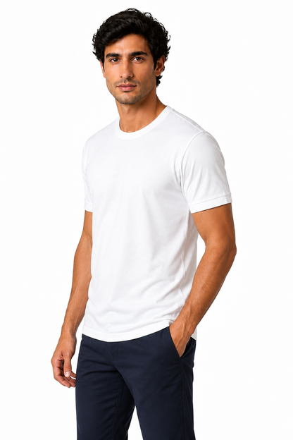 Men's T-Shirt Premium Fabric Crew Neck | Glitz & Fashion