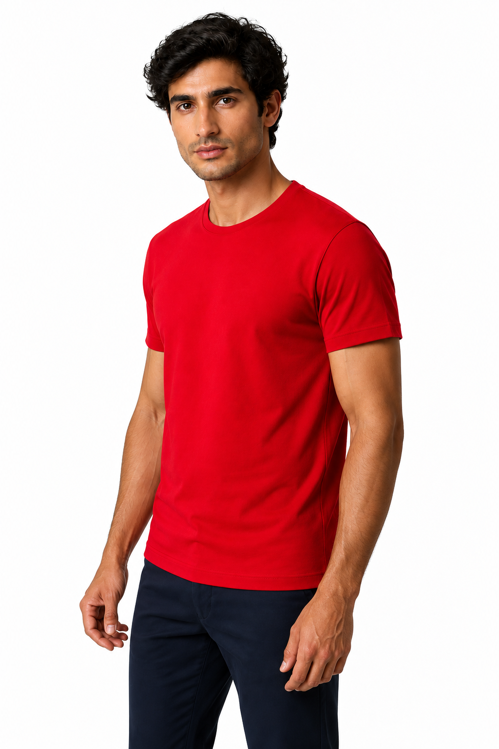 Men's T-Shirt Premium Fabric Crew Neck | Glitz & Fashion
