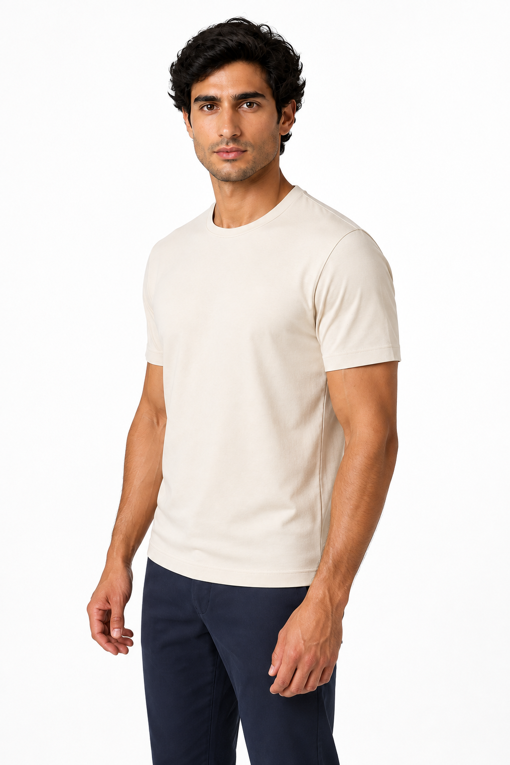 Men's T-Shirt Premium Fabric Crew Neck | Glitz & Fashion