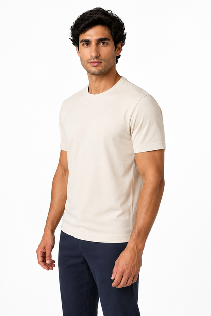 Men's T-Shirt Premium Fabric Crew Neck | Glitz & Fashion