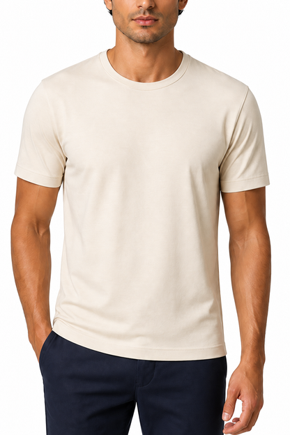 Men's T-Shirt Premium Fabric Crew Neck | Glitz & Fashion