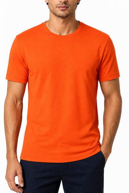 Men's T-Shirt Premium Fabric Crew Neck | Glitz & Fashion