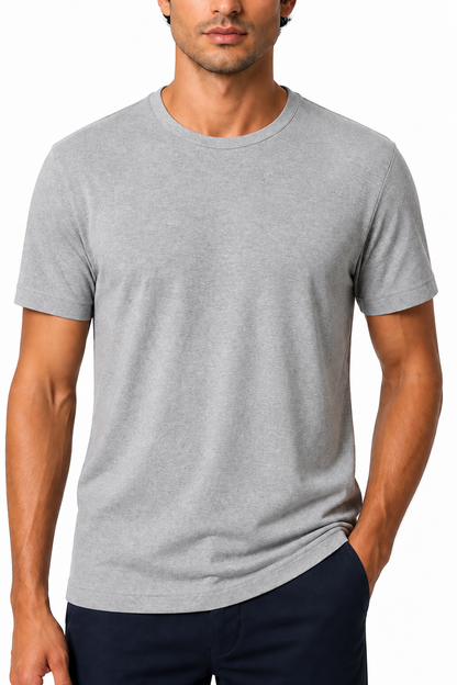 Men's T-Shirt Premium Fabric Crew Neck | Glitz & Fashion