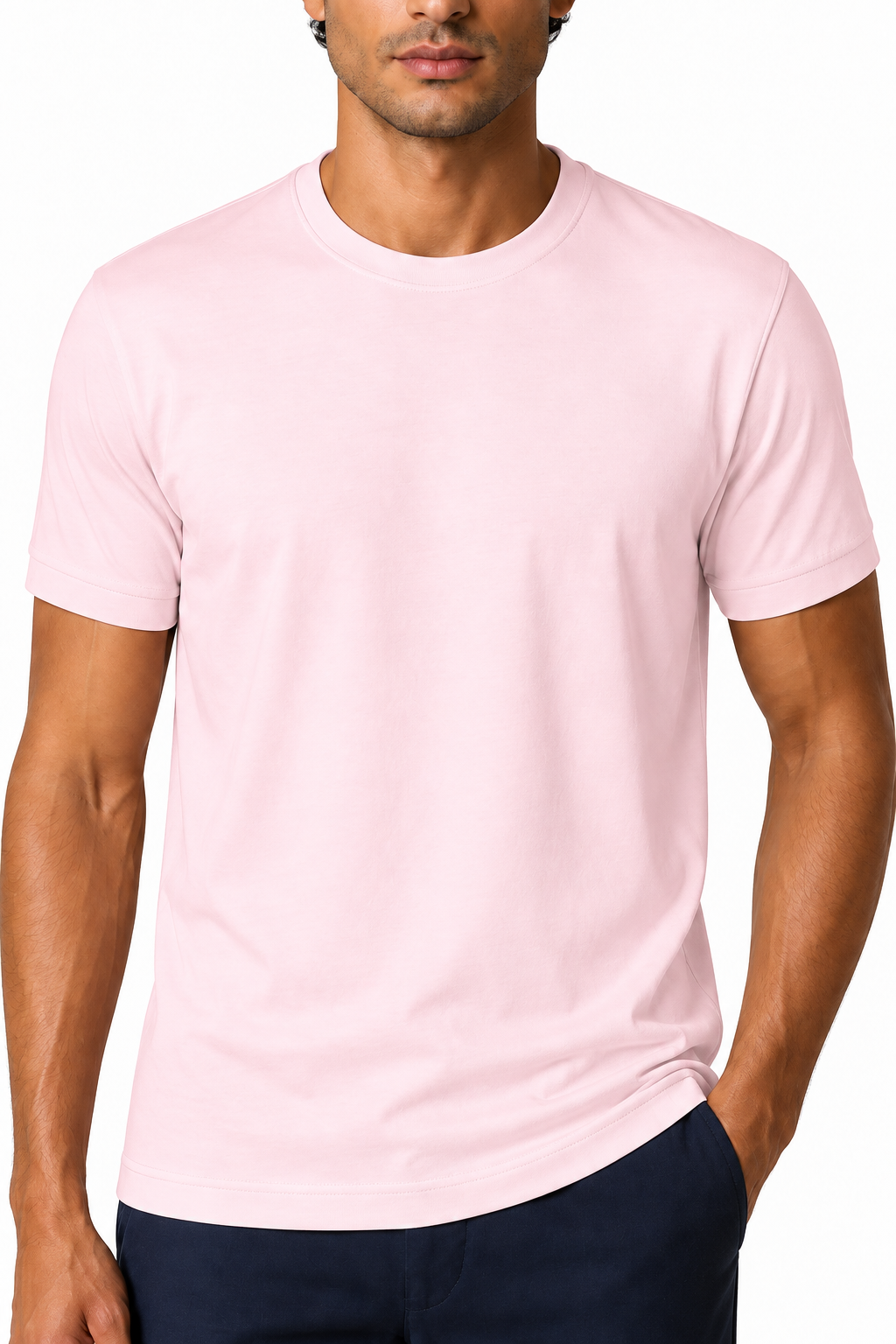 Men's T-Shirt Premium Fabric Crew Neck | Glitz & Fashion