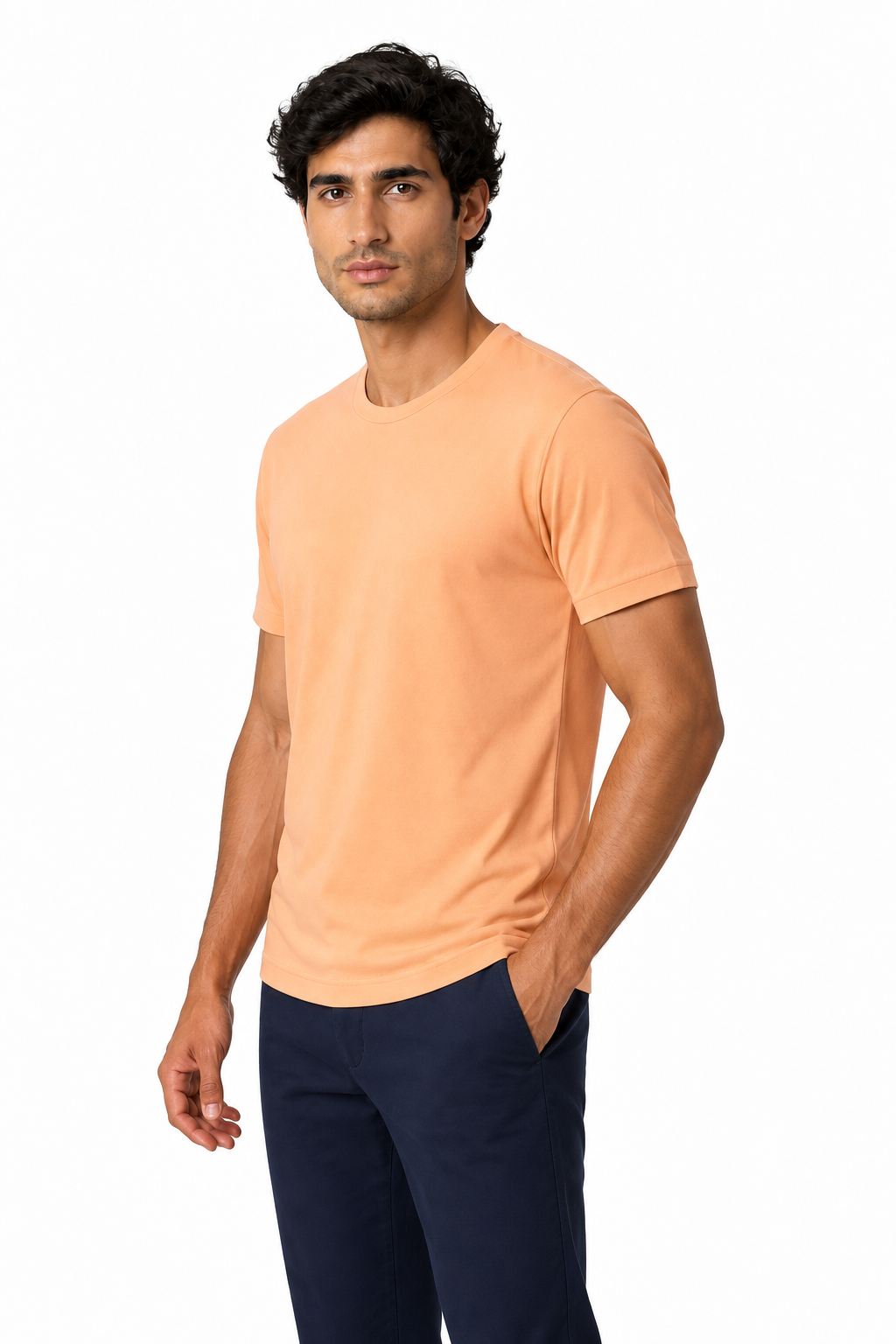 Men's T-Shirt Premium Fabric Crew Neck | Glitz & Fashion