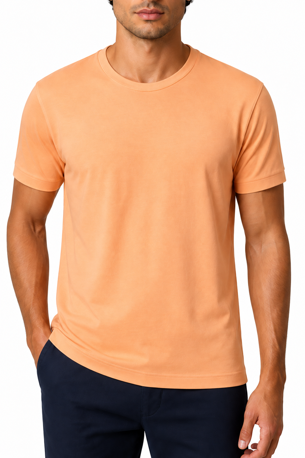 Men's T-Shirt Premium Fabric Crew Neck | Glitz & Fashion