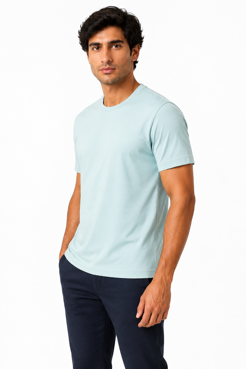 Men's T-Shirt Premium Fabric Crew Neck | Glitz & Fashion