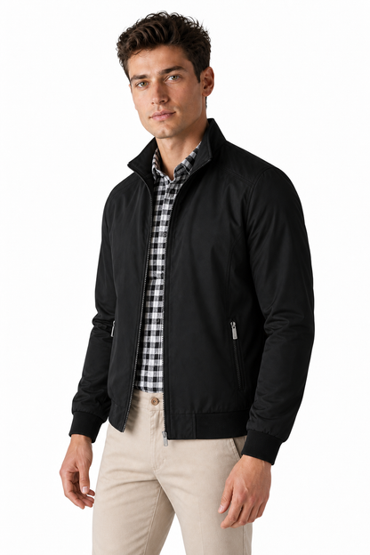Men's Bomber Jacket Lightweight Build Classic Fit | Glitz & Fashion