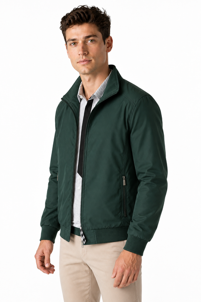 Men's Bomber Jacket Lightweight Build Classic Fit | Glitz & Fashion